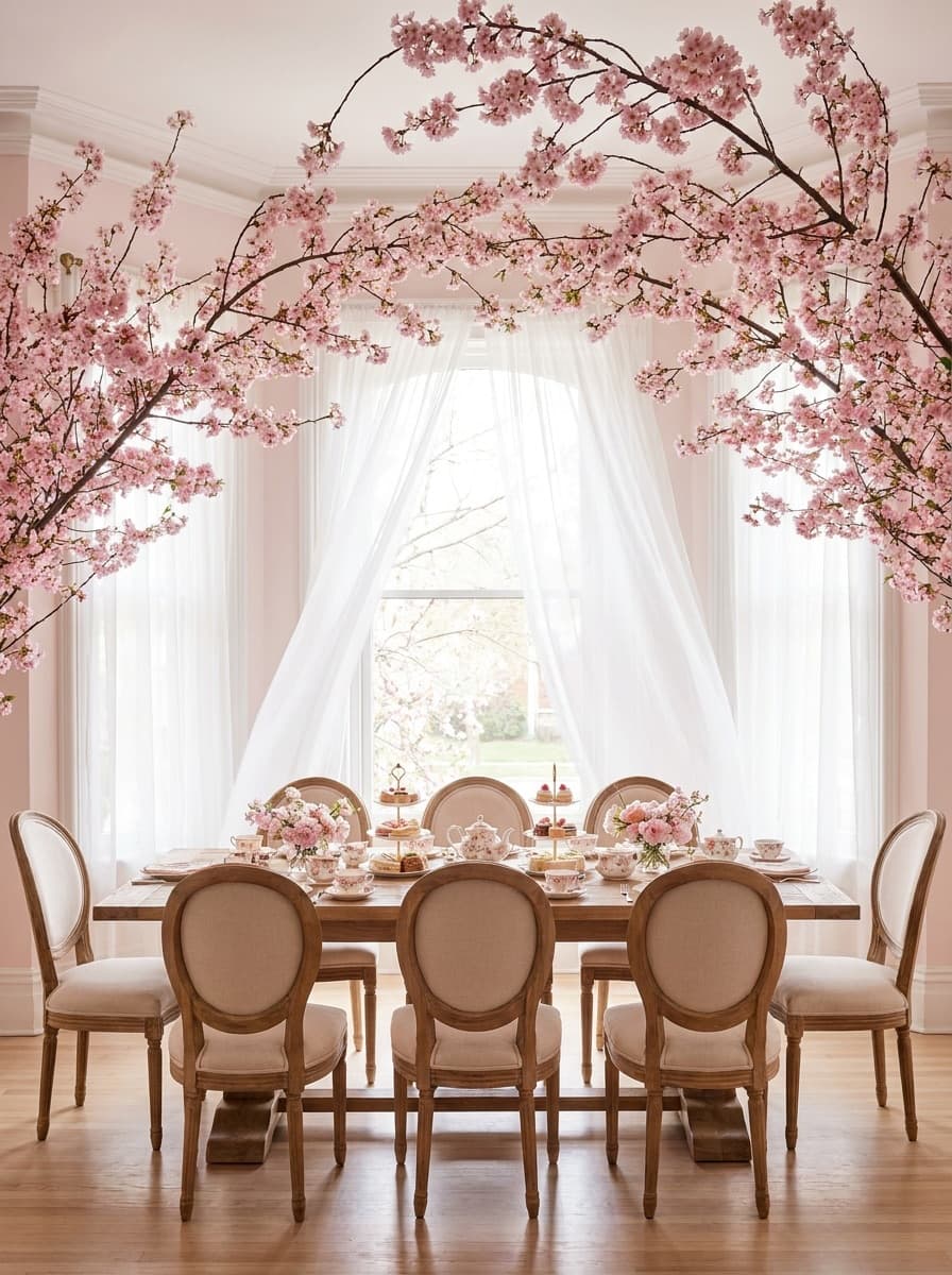 The Cherry Blossom Room — concept rendering